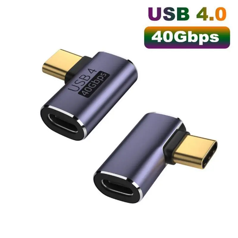 40Gbps Type-C Adapter USB 4.0 Male To Female Data 100W Charge Sync Extension Cable Connector USB-C To Type C Adapter Replacement