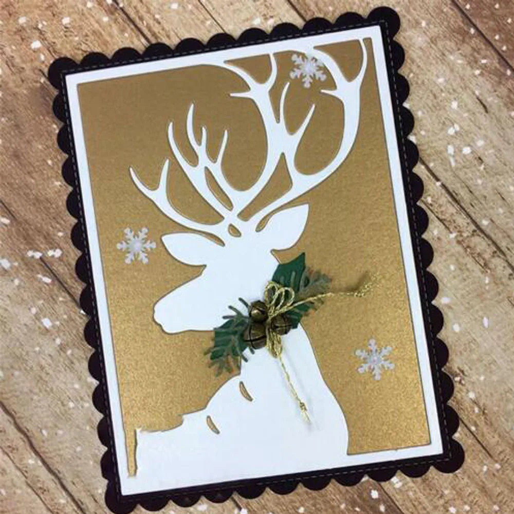 Animal Deer box Metal Cutting Dies Stencils For DIY Scrapbooking Decorative Embossing Handcraft Template