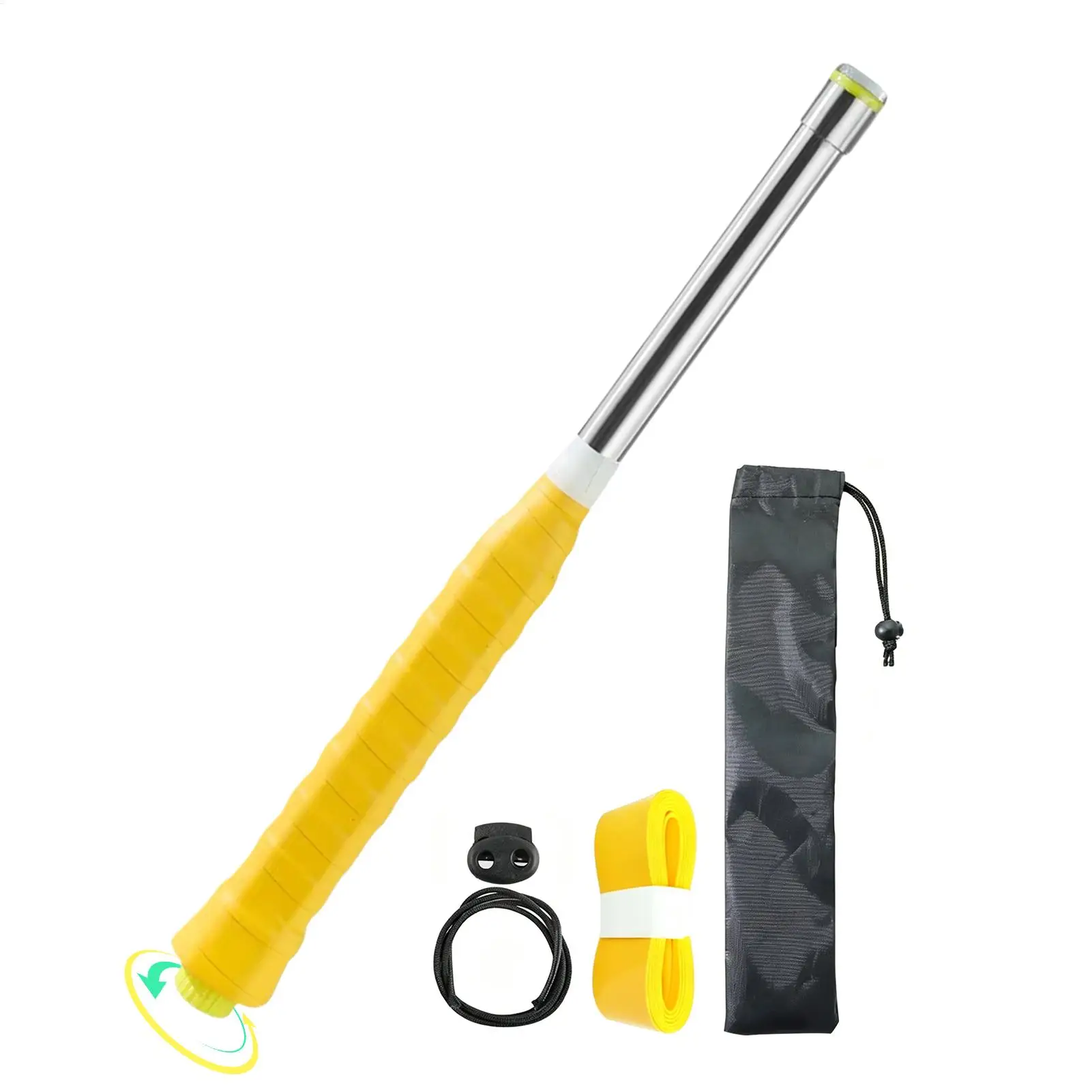 

Badminton Swing Trainer Non-Slip Grip Sports Equipment Adjustable Intensity Stainless Badminton Training Racket For Kids