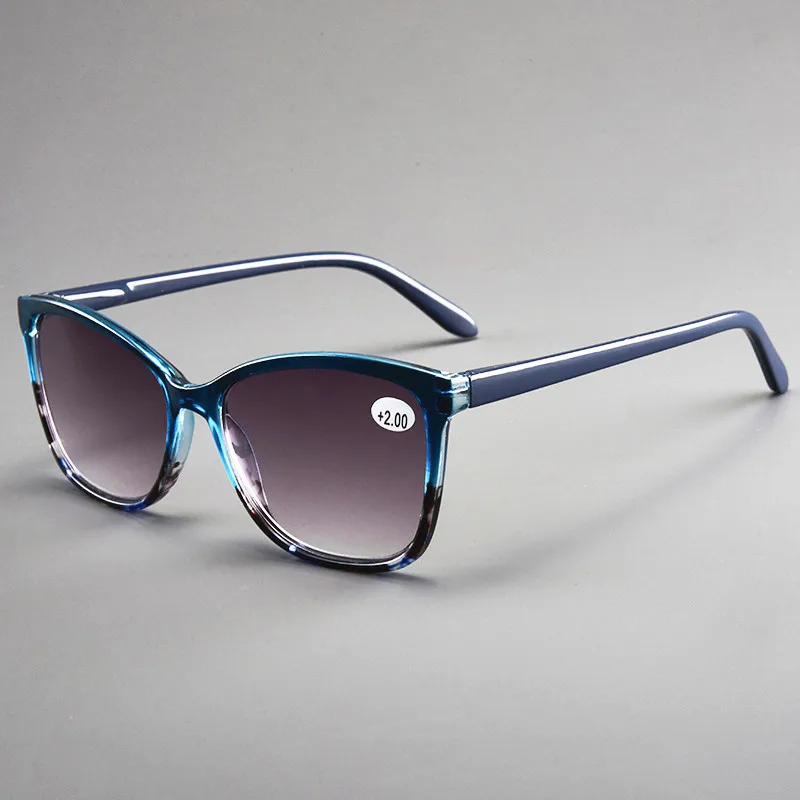 2025 Nieuwe Man Vrouw Leesbril Mode Lente Ontwerp Zonnebril Dradiënt Unisex Blokkeren Blauw Licht HD UV400 Lezers