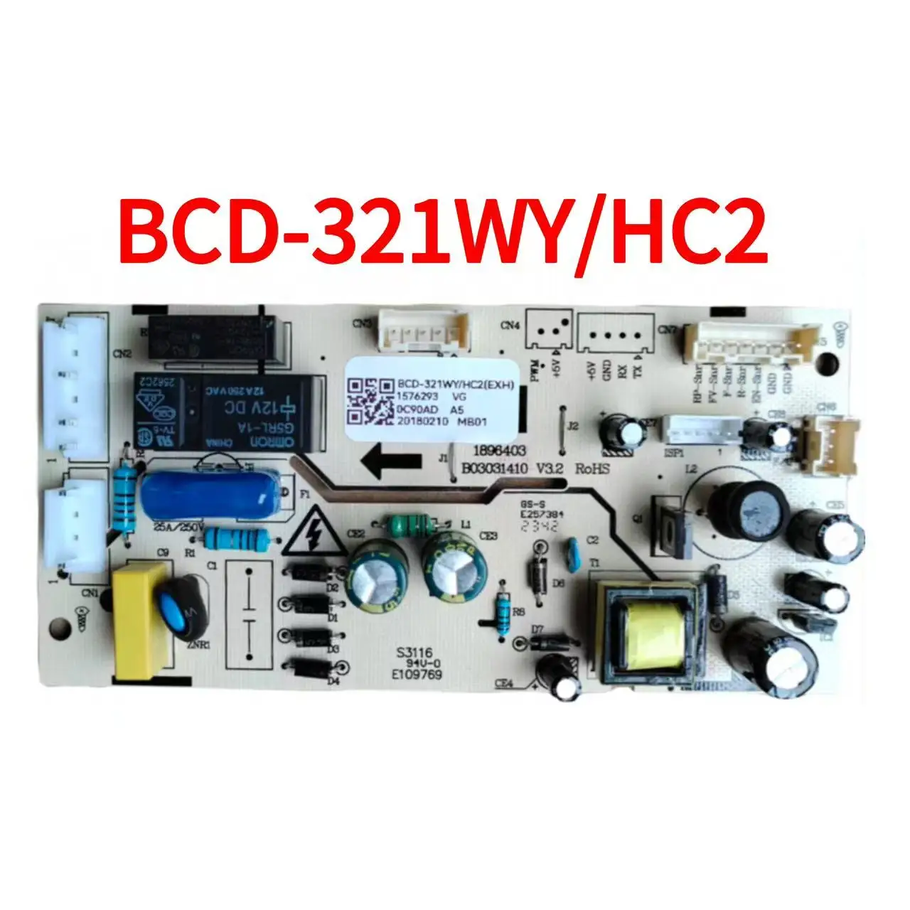 

Control board HISENS K1576293 BCD-321WY/HC2（EXH） CTTC-140X67-RS-PCB B03031410 V02 DCD-321WY