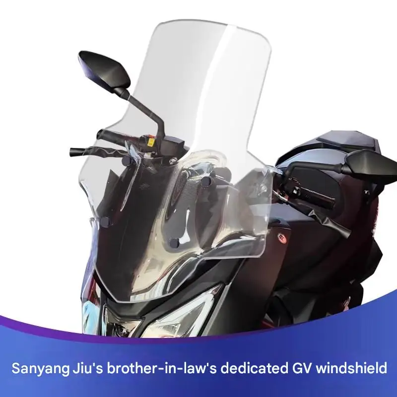 For modifying the windshield of SYM JOYMAX F (Nine Sisters' Brother) windshield making it taller and wider