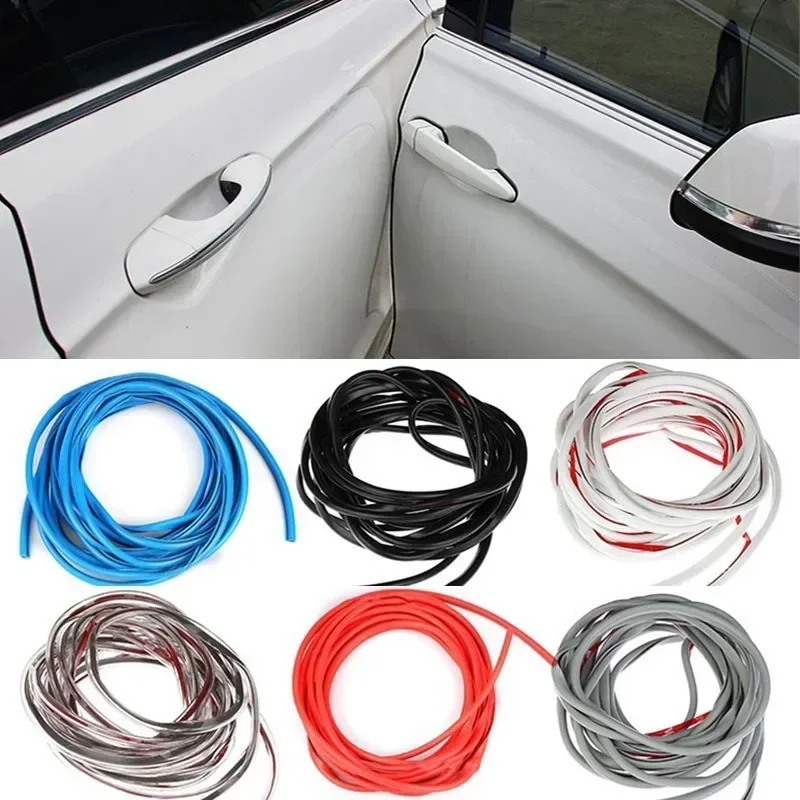 5M/Pack Universal Car Door Edge Guards Trim Styling Moulding Protection strip Scratch Protector For Car Vehicle