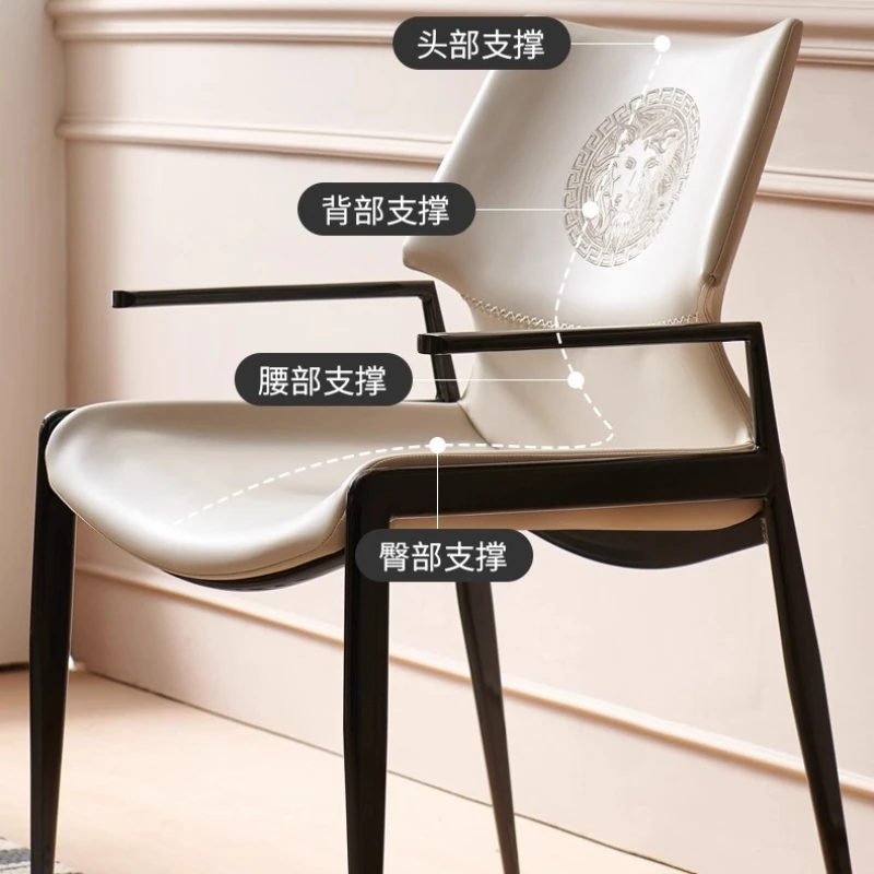 Accent Kitchen Dining Chairs Office Luxury Vanity Balcony Dining Chairs Relax Comfortable.Home Furniture Meubles