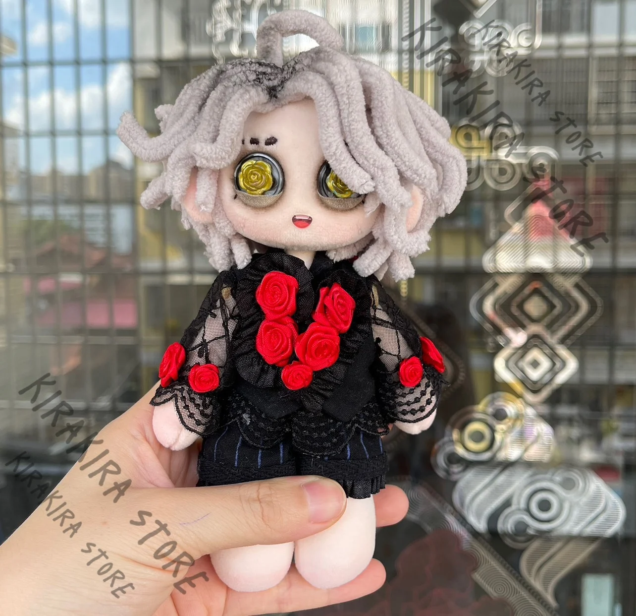 Identity Ⅴ Ada Mesmer Emil Handmade Figurine Cosplay Patient Psychologist Maumet Cotton Q Version Anime Craft Puppet Creativity