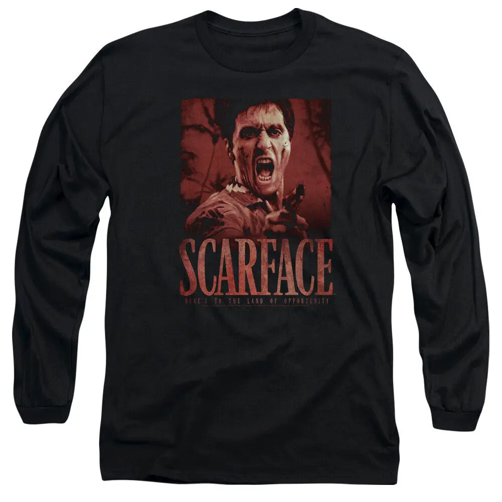 

SCARFACE OPPORTUNITY Licensed Men's Long Sleeve Graphic Tee Shirt SM-3XL