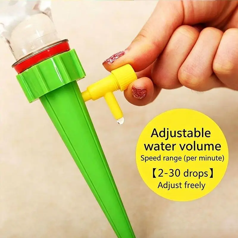 Eco-friendly Automatic Drip Irrigation Spike 10/20Pcs Adjustable Watering System for Home Garden Potted Plant Care