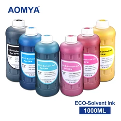 1000ML Eco Solvent Ink Refill for Epson/Roland/Mimaki DX4 DX5 DX6 DX7 DX10 TX800 XP600 5113 4720 I3200 Printhead Fast Dry Ink