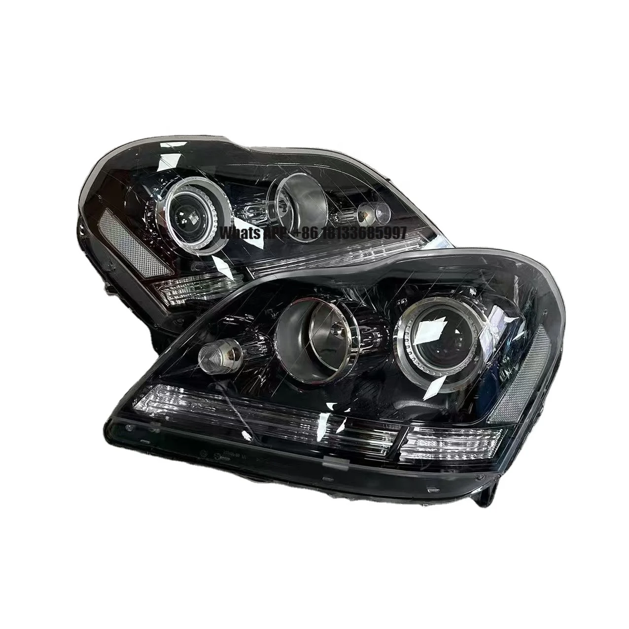 Original LED Headlamp for Mercedes-Benz GL-CLASS for AMG X164 2008-2012 New Condition Dark Color Light for GL350 GL400 GL450