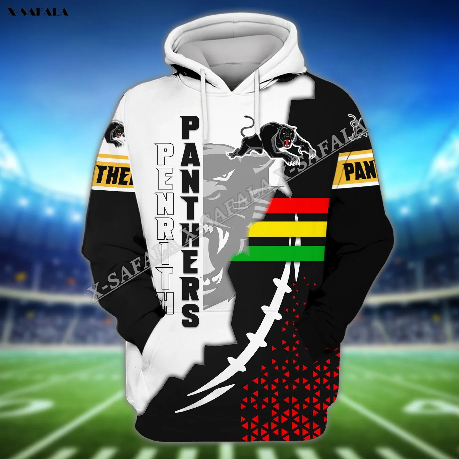 Australia Rugby Panthers Sport 3D  Child Kid  Print Hoodie Men's Adult Outwear Shirt Pullover Sweatshirt Casual Jacket