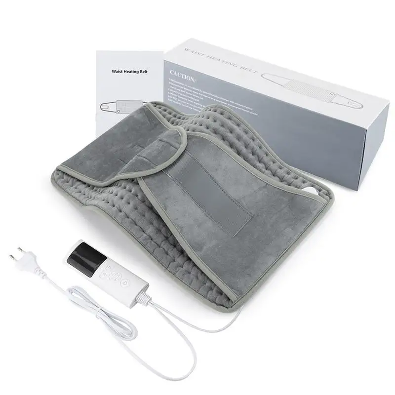 Abdominal Heating Pad 12x24-Inch Back Warmer Heating Pad Wrap Wearable Lower Back Heat Pad Lightweight Lumbar Heating Pad