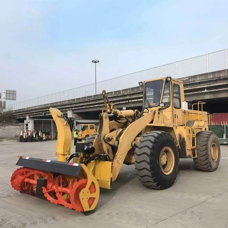 Auger Snow Thrower Full-hydraulic Snow Removal Equipment Front-mounted Snow Blower For Loader