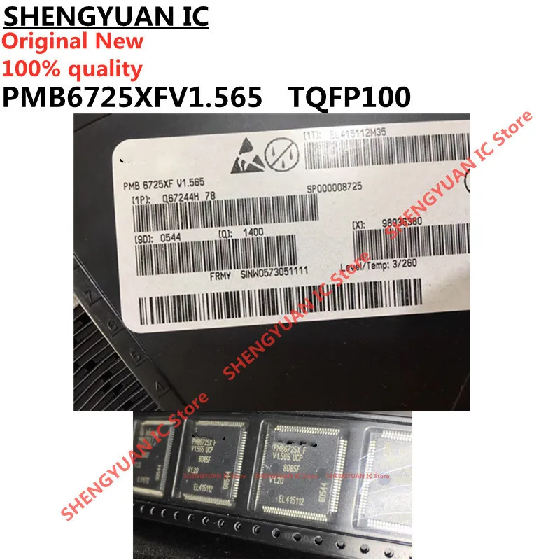 

5 pcs/lot PMB6725XFV1.565 TQFP-100P PMB6725XF PMB6725X F PMB6725X F V1.565 100% new imported original 100% quality