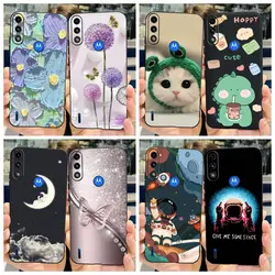 For Motorola Moto E7 Power Case MotoE7i Power Luxury Painted Cover Soft Silicone Phone Case For MotoE7 Moto E7i Power Back Cover