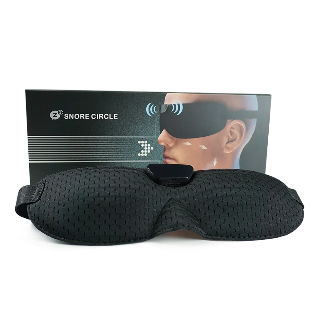 Sleeping aid smart snore the anti-snore eye mask anti snoring solution device kit