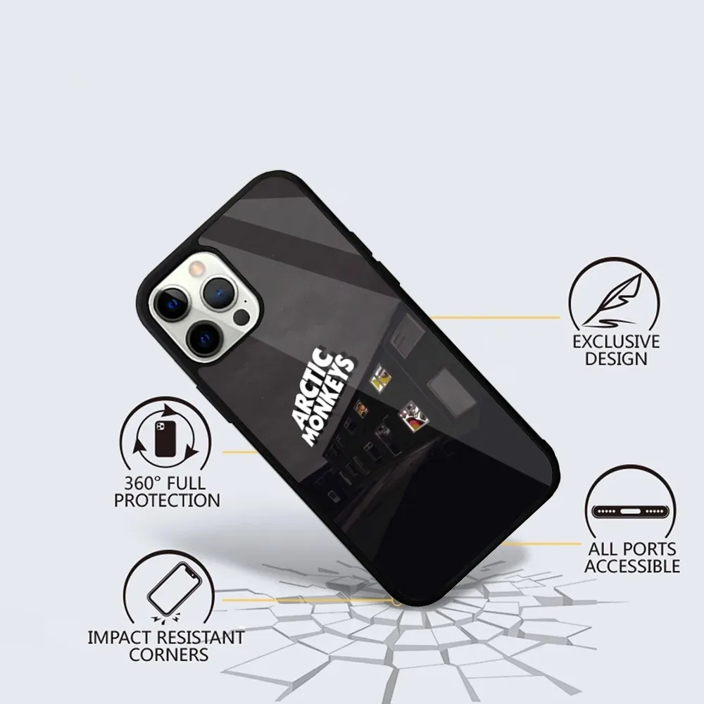 Band A-Arctic M-Monkeys Phone Case For iPhone 16,15,14,13,12,11,Plus,Pro,Max Mini Magsafe Magnetic Wireless Charging