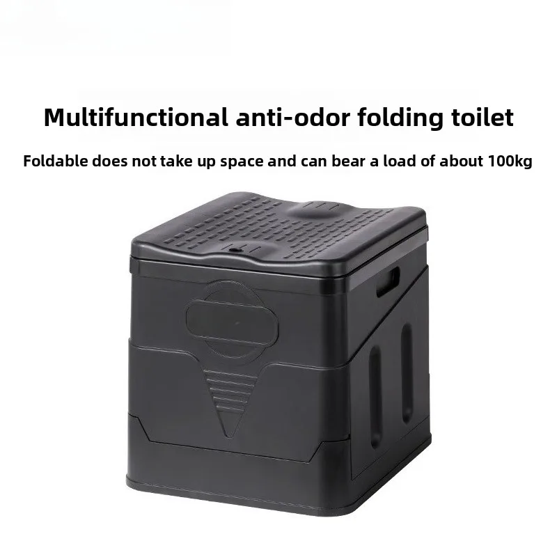 

Outdoor Folding Toilet Camping Toilet Portable Travel Car Deodorant Emergency Toilet