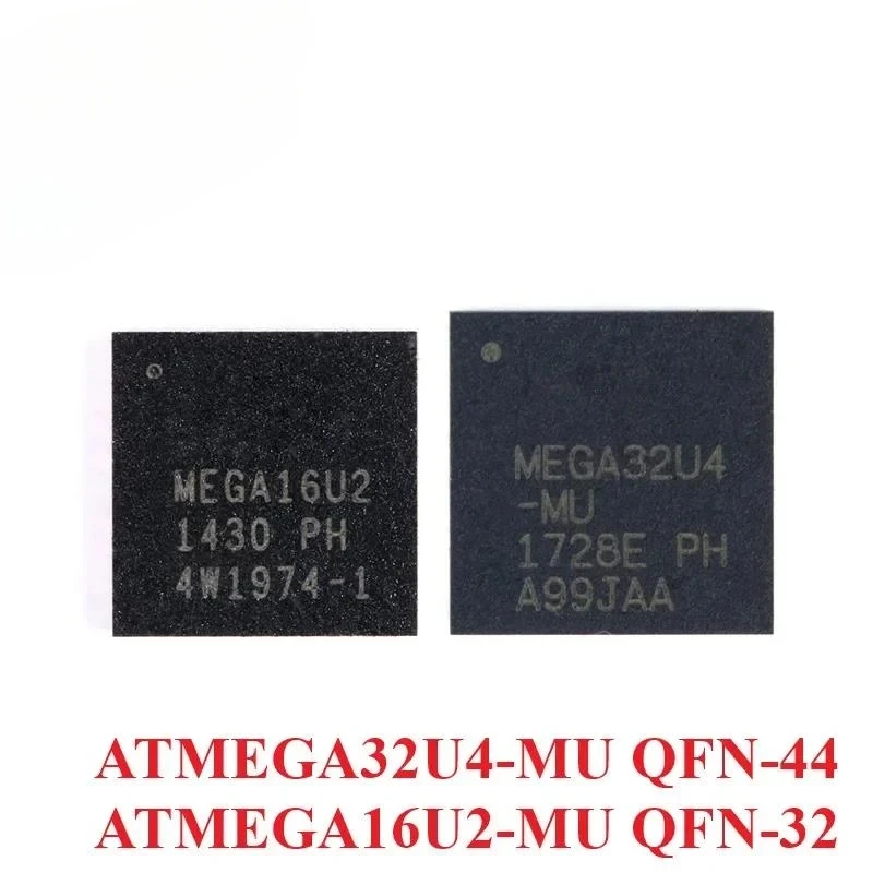 ATMEGA32U4-MU ATMEGA32U4 MEGA32U4 QFN-44 ATMEGA16U2-MU ATMEGA16U2 MEGA16U2 TQFN-32 8-bit Microcontroller Chip IC New Original