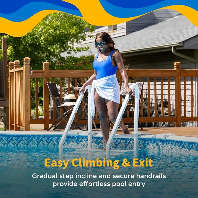 Easy Pool Step Above Ground Swimming Pool Step to Deck