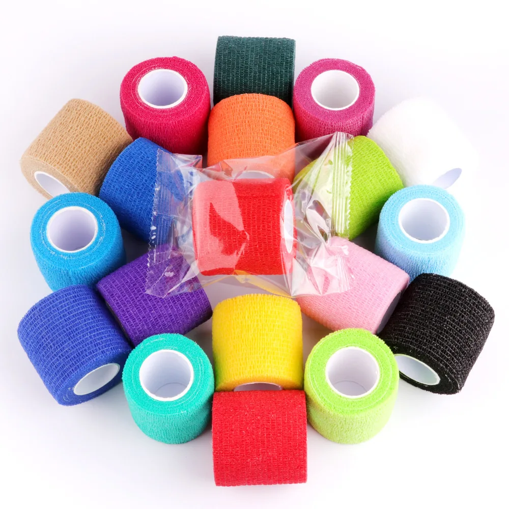 1 Roll Elastic Medical Bandage First Aid Gauze Bandages Wound Dressing Plasters Nursing Tape Emergency Care Bandages