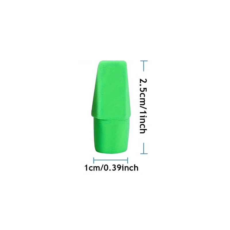 100/200PCS Random Color Pencil Top Eraser Creative Writing Correction Tool Desk Accessory School Class Reward Gift Wholesale ZYF