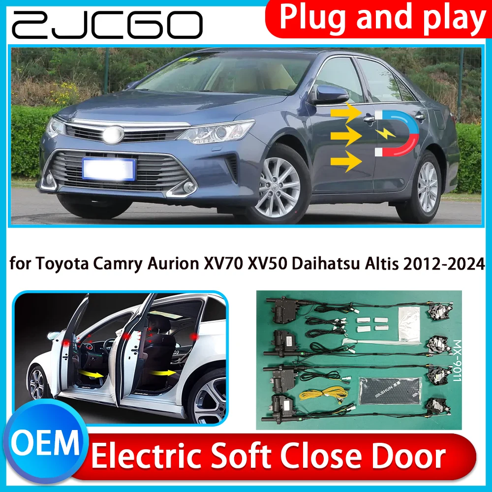 for Toyota Camry Aurion XV70 XV50 Daihatsu Altis Auto Pull Car Soft Close Kit Door Power Latch Electric Door Catch Soft Closing