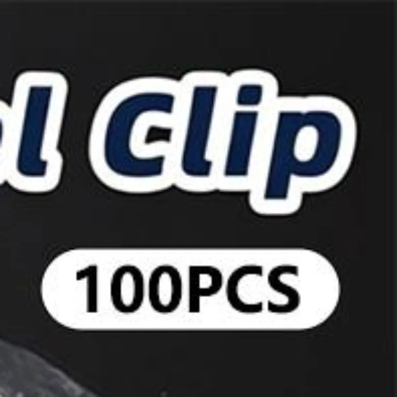 100Pcs WPC Wall Panel Clips Metal Clip For Wpc Wall And Ceiling Fluted Cladding Clip Only Indoor And Outdoor Various Sizes