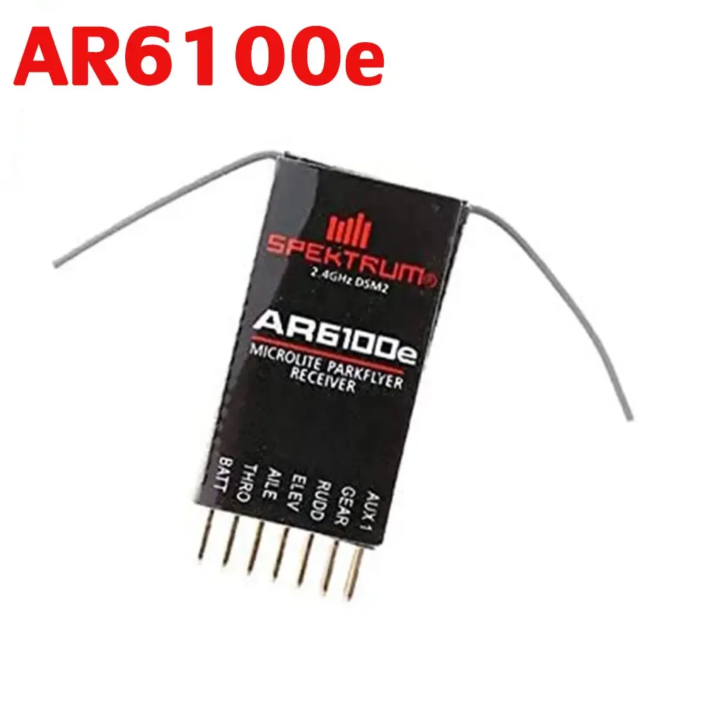 AR6100E Receiver RC Model DSM2 2.4GHz 6 Channel 6CH for FPV JR Transmitter DX5E DX6I DX6 DXS7 DX7 DX18 DX8 DX9 DX12 Remote Drone