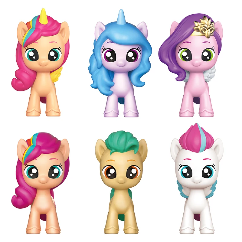Miniso My Little Pony Blind Boxs Cartoon Unicorn Action Figures Model Toys Mystery Bags Dolls Figurines Girls Birthday Gifts Toy