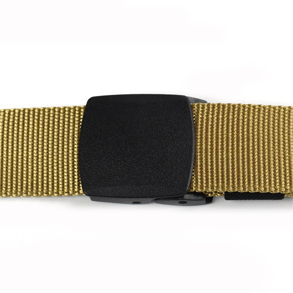 

Quick-Release Outdoor For Canvas Plastic Buckle No Holes Adjustable Waistband War Game Riding Running Sports