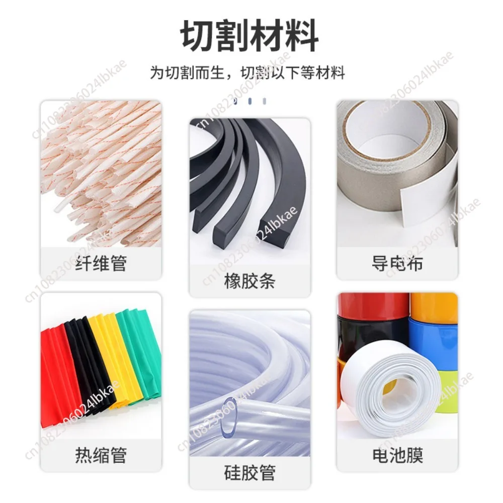 Heat Shrink Tube Pipe Cutting Machine Automatic Pipe Cutting Machine Insulation Spacer Slicer PVC Casing Teflon Cutting Machine