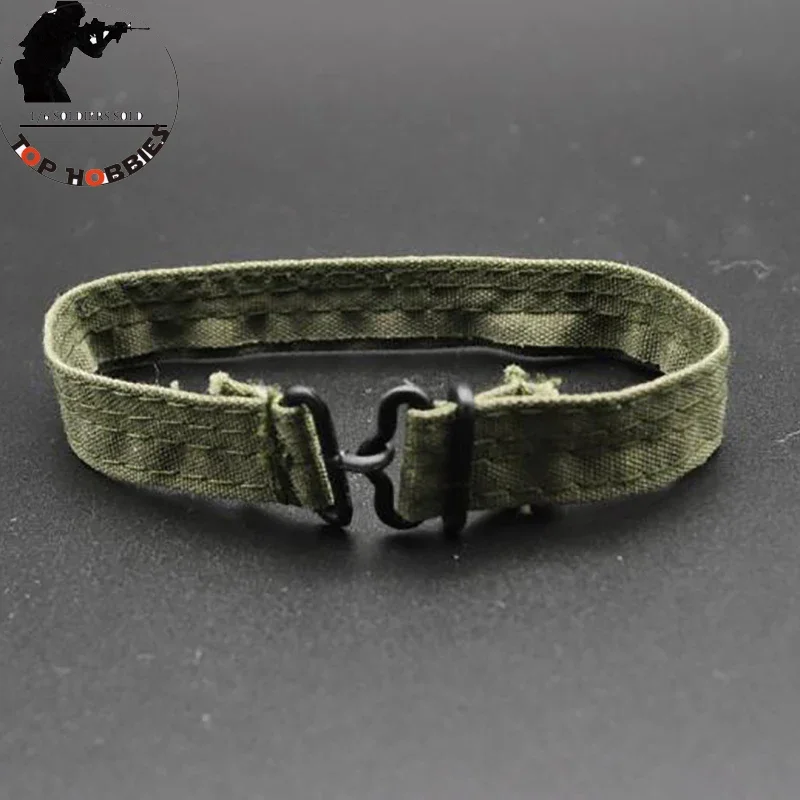 حزام خصر عسكري أمريكي بمقياس 1/6 من الحرب العالمية الثانية حزام أخضر لشخصيات الحركة مقاس 12 بوصة ملحقات جندي متوافقة مع دمى BJD #1