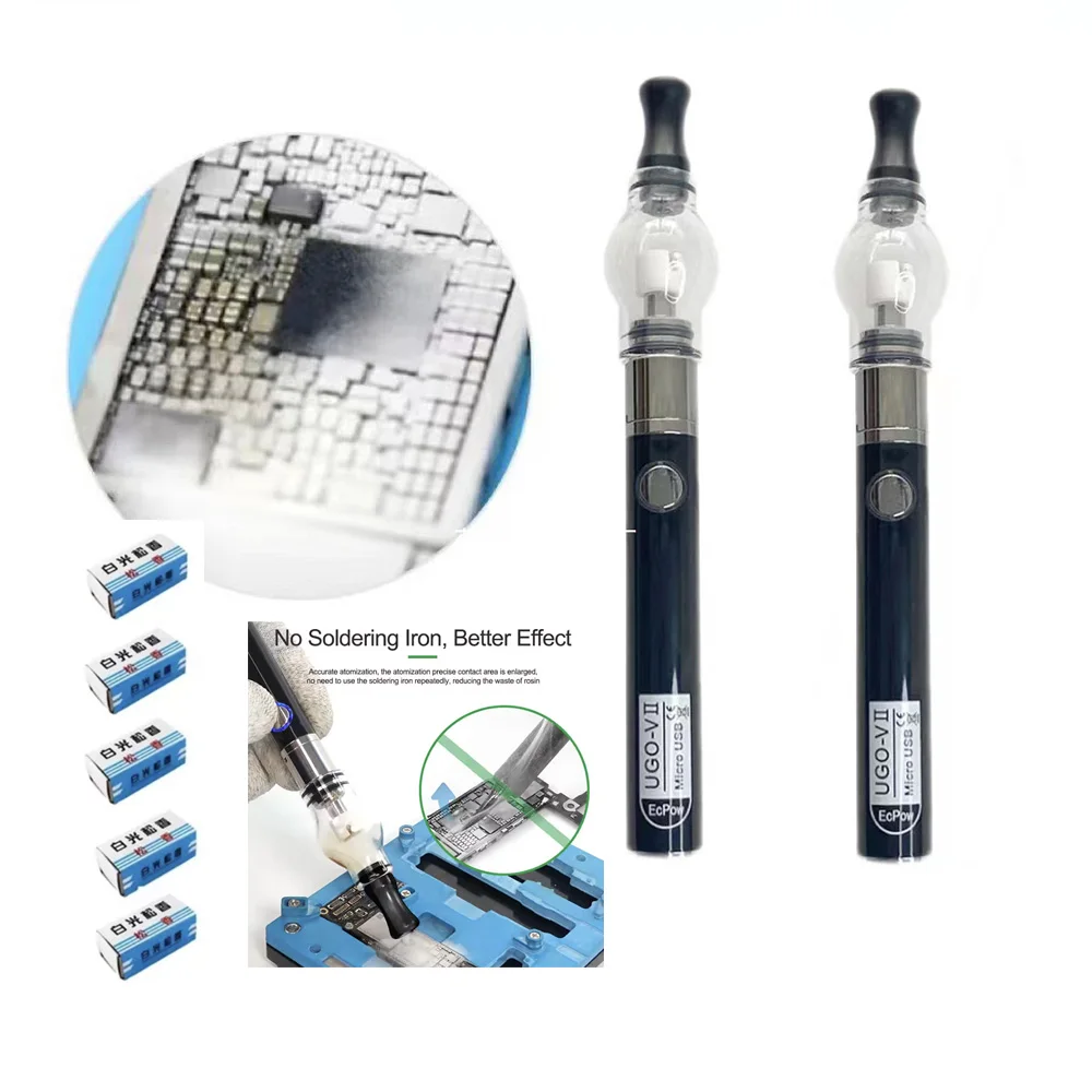 Rosin Atomizer Pen Short Circuit Detector For Motherboard Repair Sprayer Rosin Adapter Flux Pen Repair Tool Soldering Iron Free