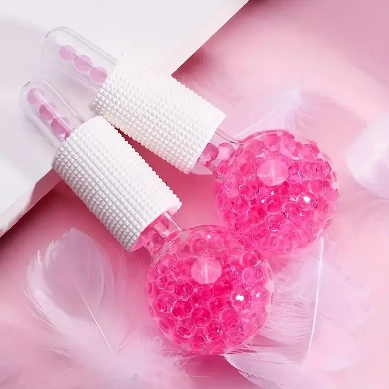 2Pcs Box LCE Globes For Facials Cooling LCE Balls For Face LCE RollerFacial Massager Freezer LCE Globes Tool For Face And Eyes