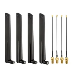 4Pcs Quectel YE0001BA 5G 4G LTE Antenna 600-6000MHz SMA Male With YM0004AA IPEX4 Pigtail For RM520N-GL RM500Q RM510Q RM530N