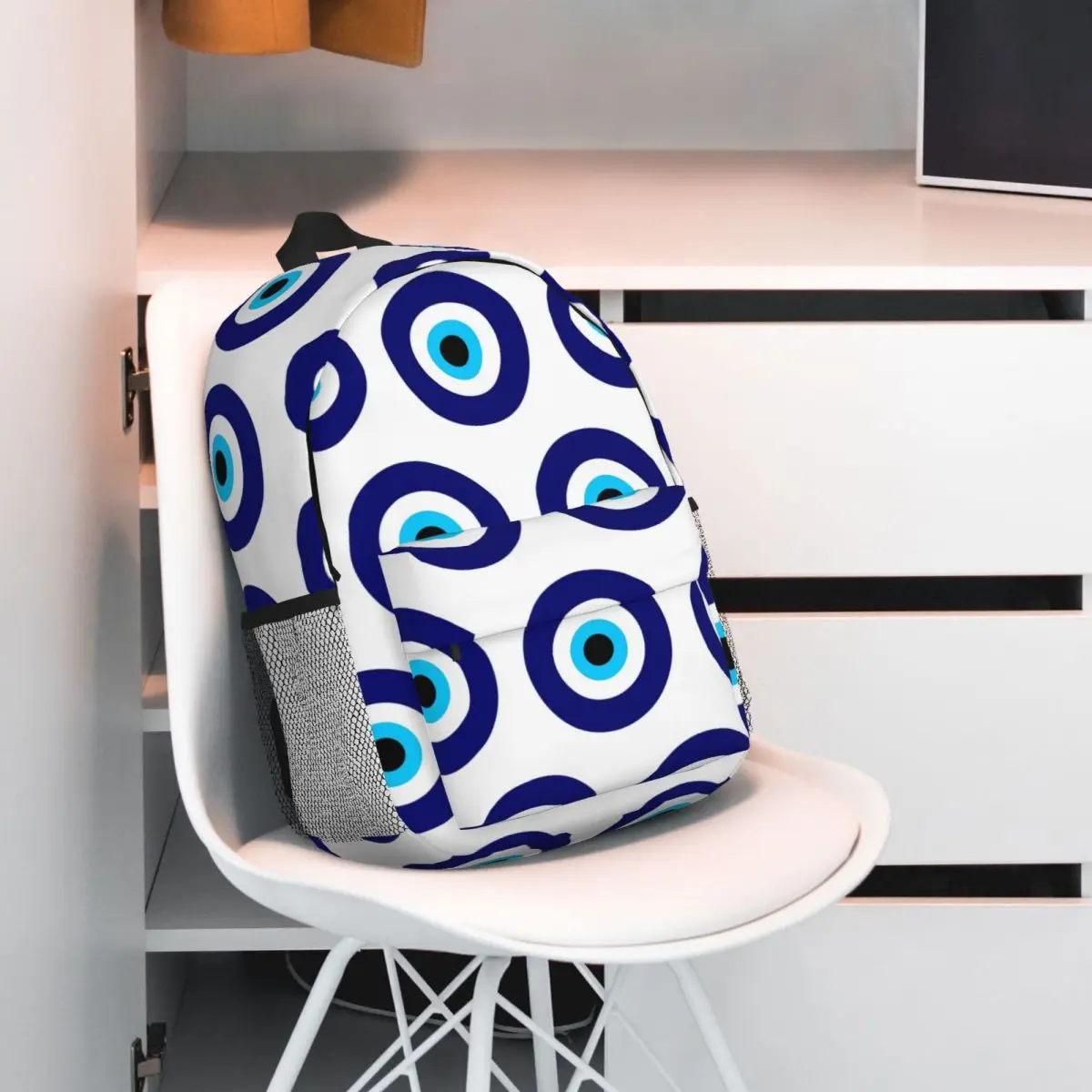 Magic Eye Five Set Evil Ey Backpack Hot Sale Daypack Large Capacity Boys Girls BookBag Shoulder Bags for Men Women School Bag