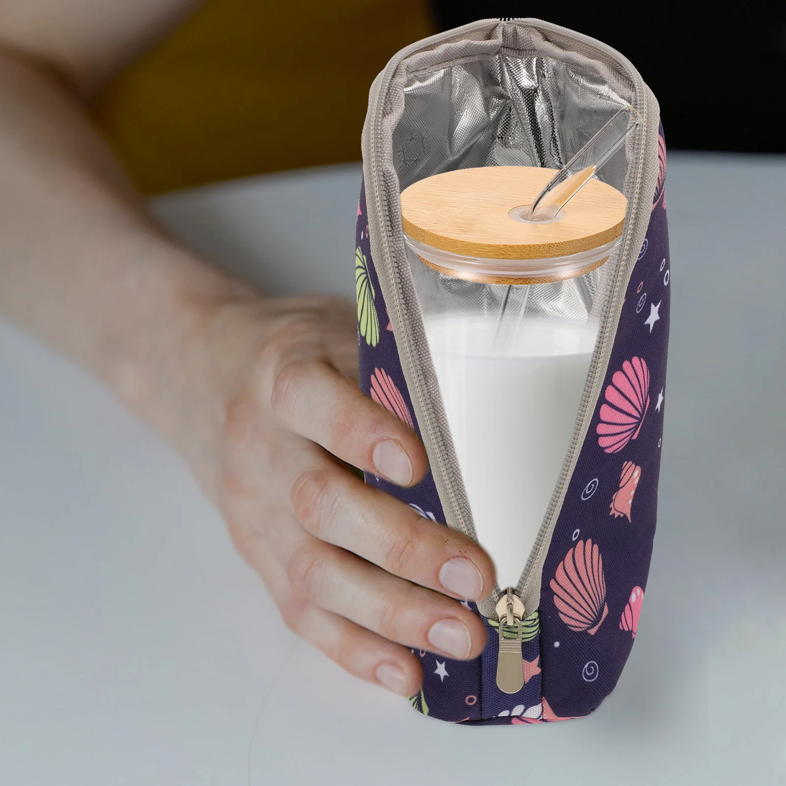 

Thermal Insulated Baby Bottle Bag Compact Design Warmth Keeper for Milk Bottles Travel Friendly Feeding Case Accessory