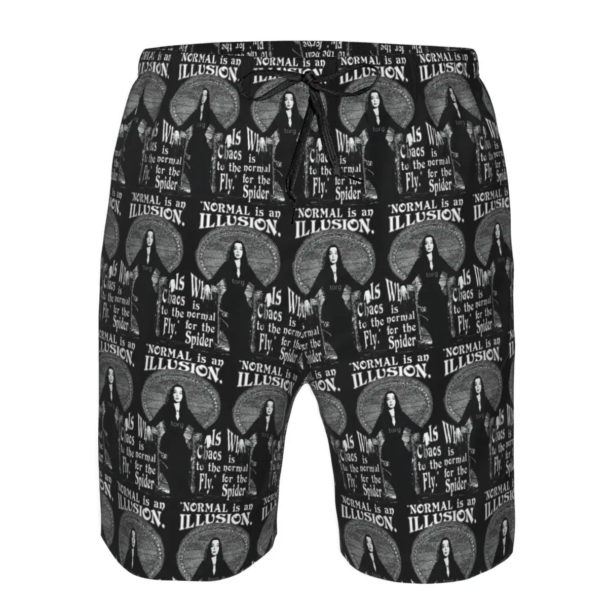 

Morticia Addams Trunks Beach Board Shorts Casual Quick Dry Swim Summer Men Pants