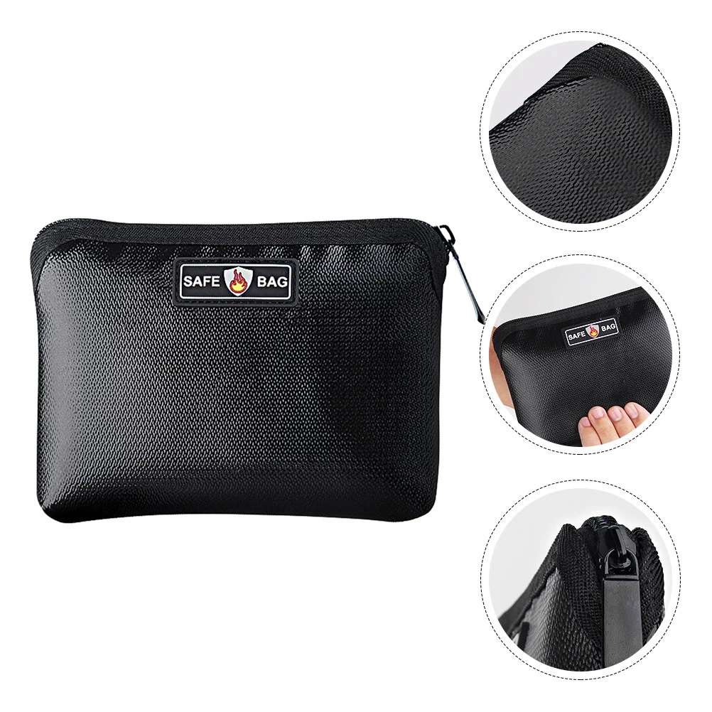 Fireproof Cash Bag File Explosion-proof Double-sided Waterproof Storage Blast-proof