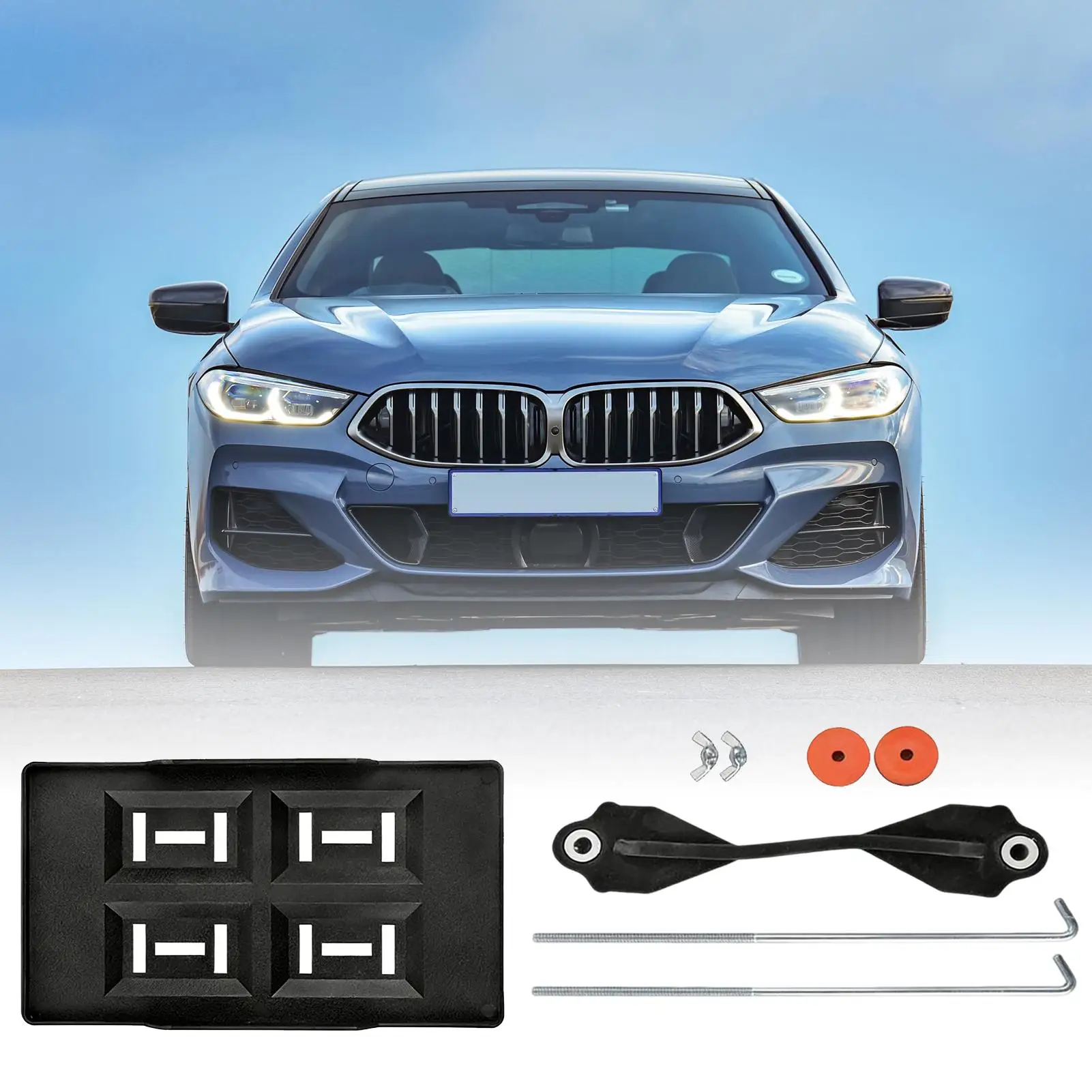 Battery Tray Support Bracket Adjustable Holder Battery Hold Down Tray Mounting Base For Automotive Truck Trailer RV Boat Marine