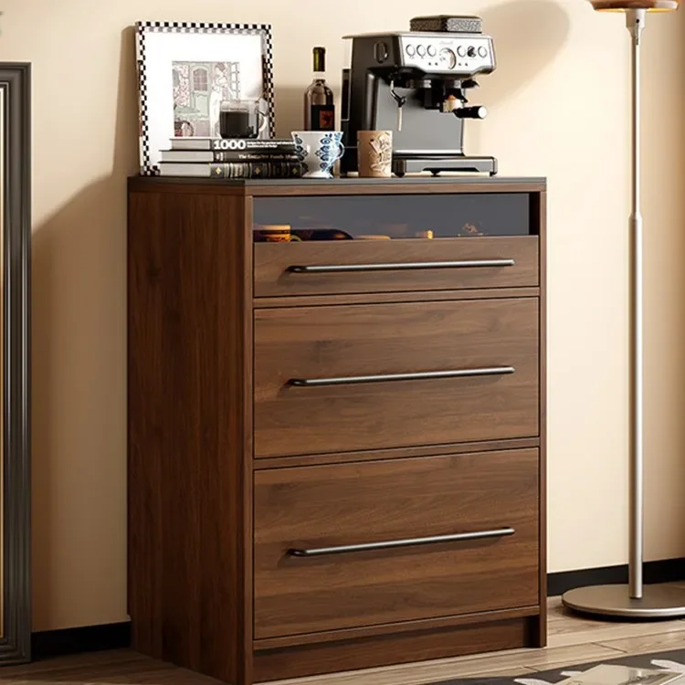 Medieval style all-solid wood chest of drawers, bedroom, bedside locker 2025 new living room, chest of drawers, locker
