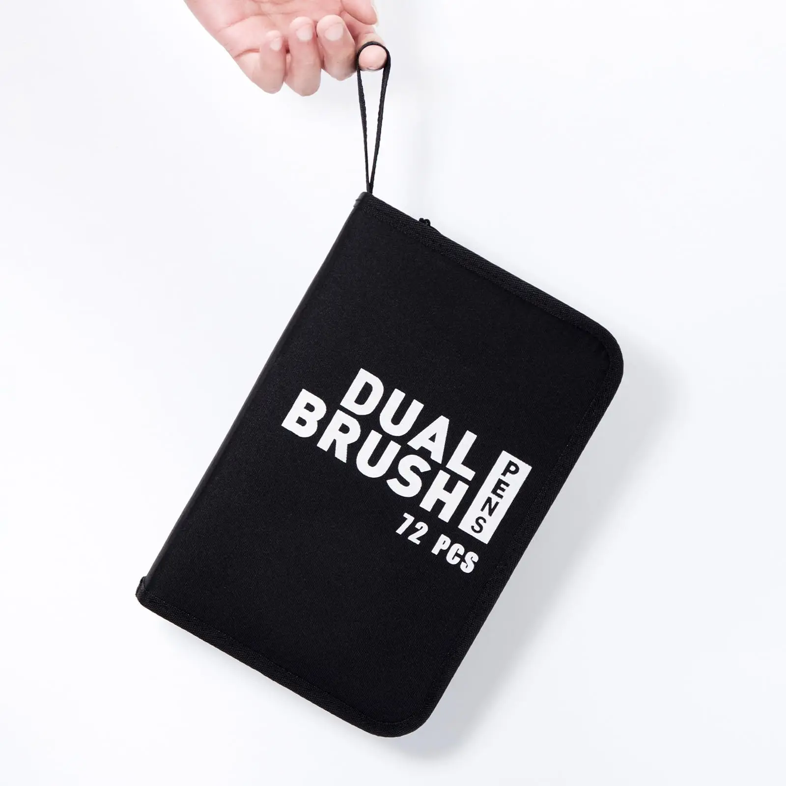 مجموعة أقلام تحديد فنية ممتازة مكونة من 72 لونًا مع حقيبة قابلة للطي - أطراف رفيعة للغاية وفرشاة للفنانين البالغين للرسم والرسم #6