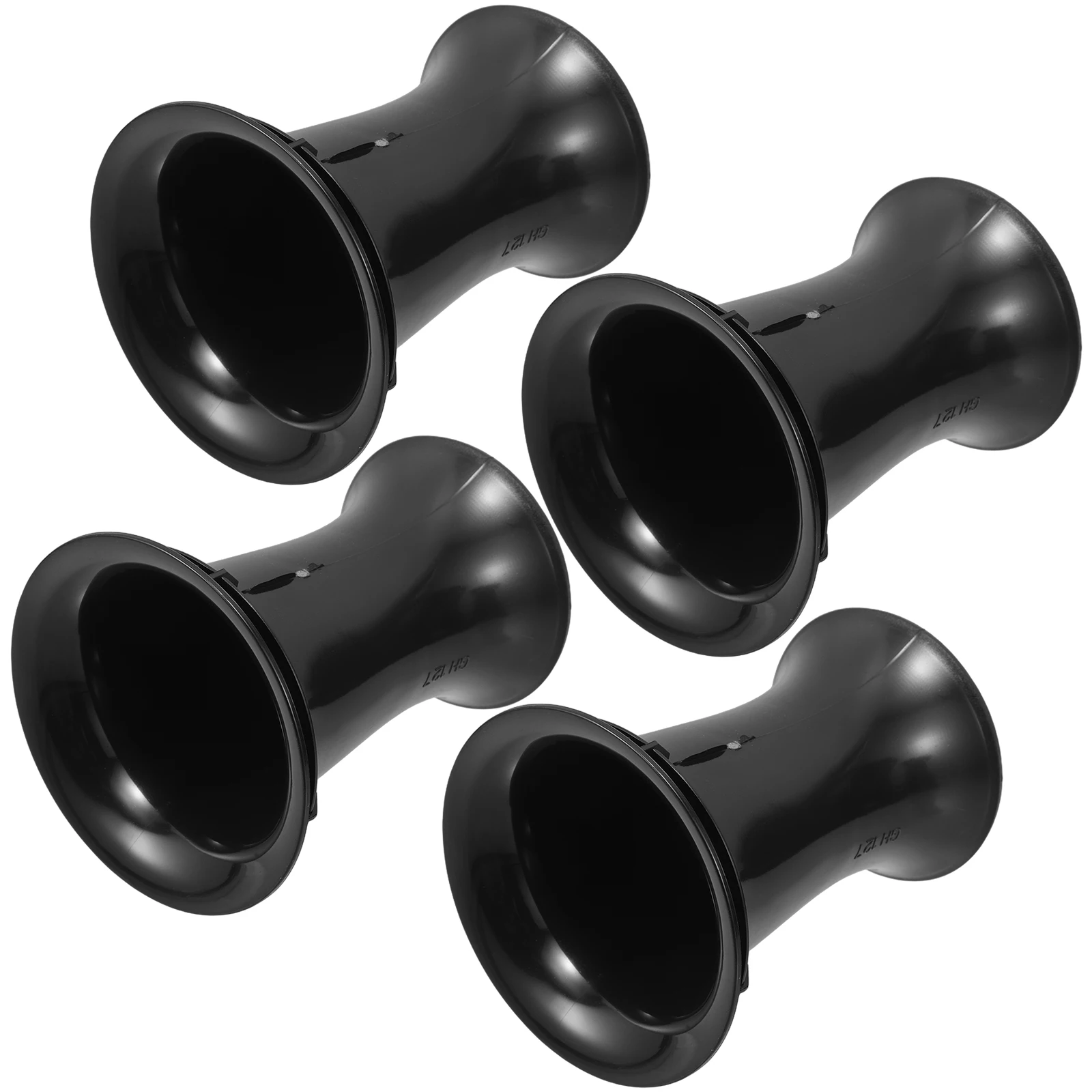 

4 Pcs Subwoofer Audio Accessories Guitar Loudspeaker Cabinet Port Tubes Bass Air Vent Diy Repair Parts Black for