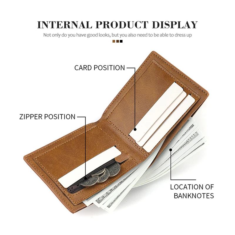 Car Logo Leather Wallet Car Credit Card Holder Storage Accessories For Daihatsu Sirion Feroza Emblem Trevis Taft Terios 2007 view 5