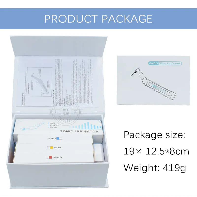 Cordless Dental Endo Ultra Actlvator With 60pc Sonic Irrigator Tips Dental Teeth Whitening Equipment Supplier in China