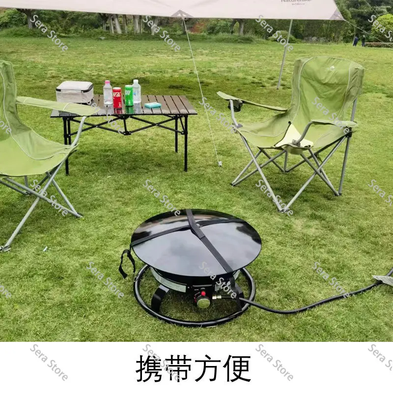 Outdoor Portable Propane Gas Fire Pit 58,000 BTU Camping Trips RV Travels Tailgating Get-Togethers And Family Evenings
