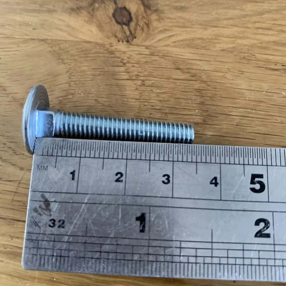 For ASME B18.5 Compliant Carbon Steel Hex Carriage Bolt Kit 24 pcs Includes Bolts Nuts and Washers for General Assembly