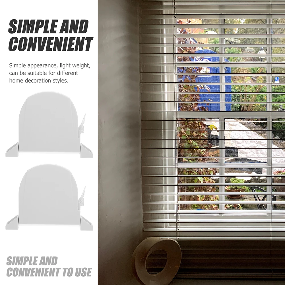 

2Pcs Blind Cord Winder for Long Cord High Strength Plastic Window Blind String Holder Easy Install Roller Blinds Chain Organizer