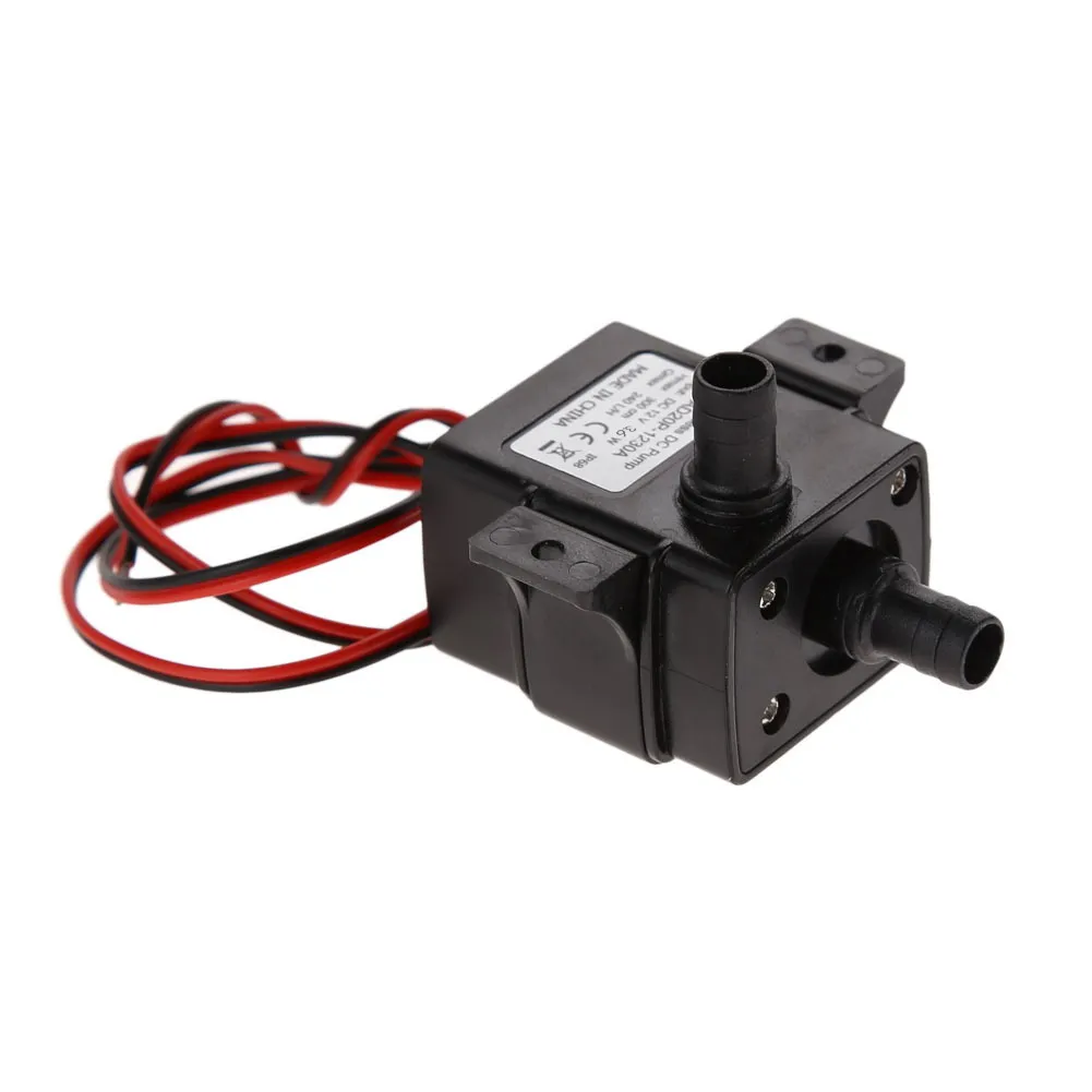 Ultra-quiet Electric Fish Tank Pump DC 12V 3M 240L/H Waterproof Pump Multifunction Performance Portable for Aquarium Pond