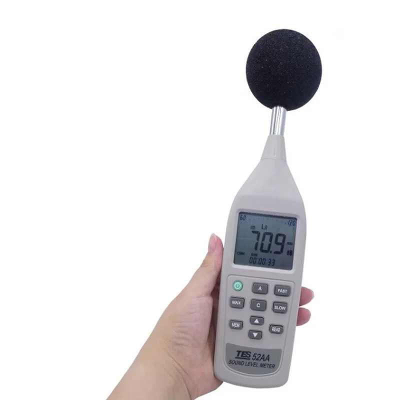 TES-52AA Portable Handheld Digital Sound Level Meter 26dB To 130dB